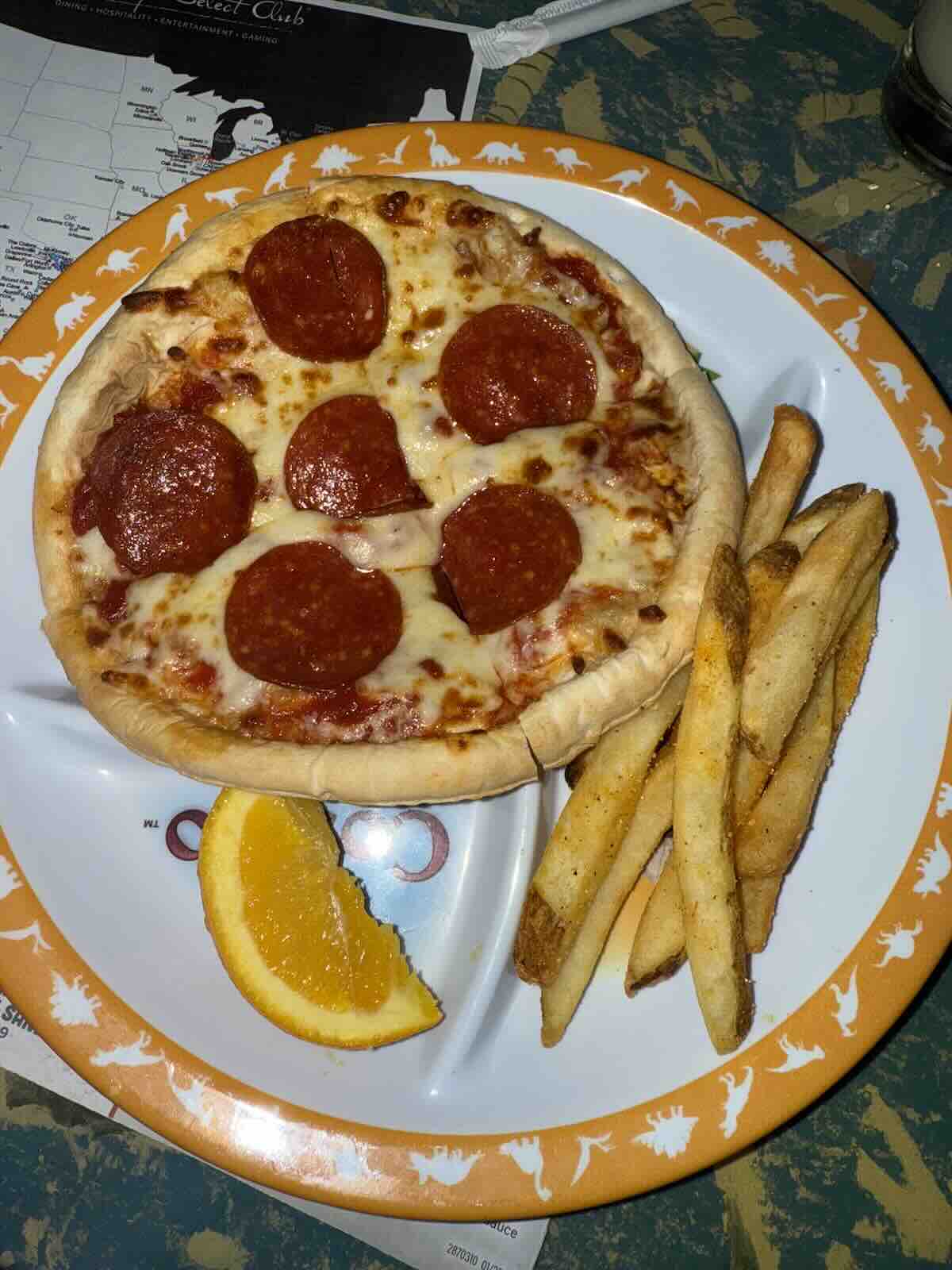 t rex kid pizza
