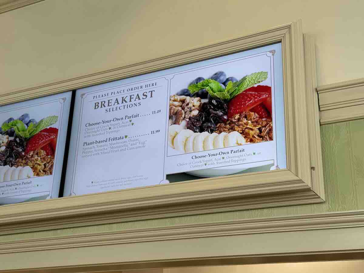 make your own parfait sign
