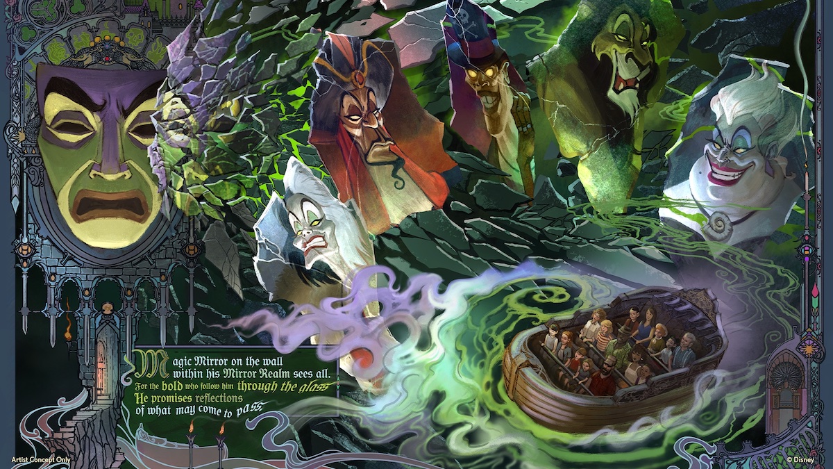 Villains Land Magic Mirror ride