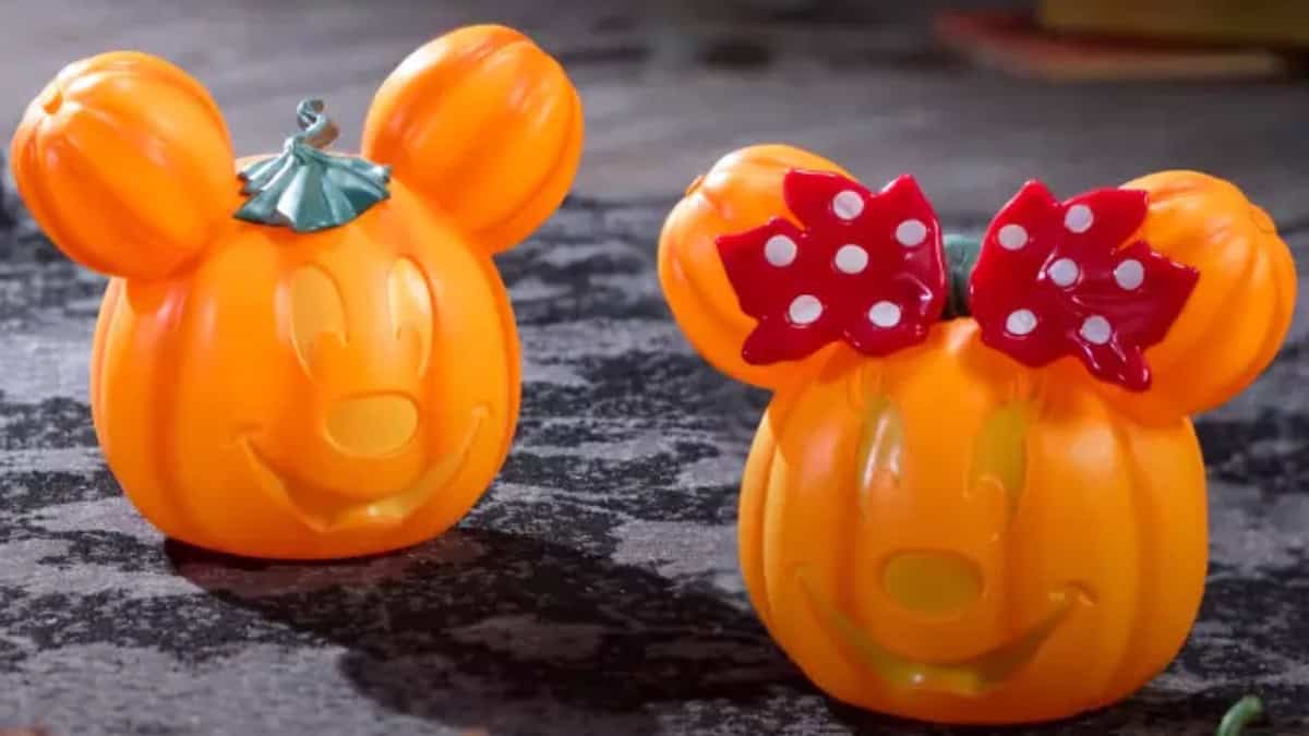 Mickey and Minnie pumpkin