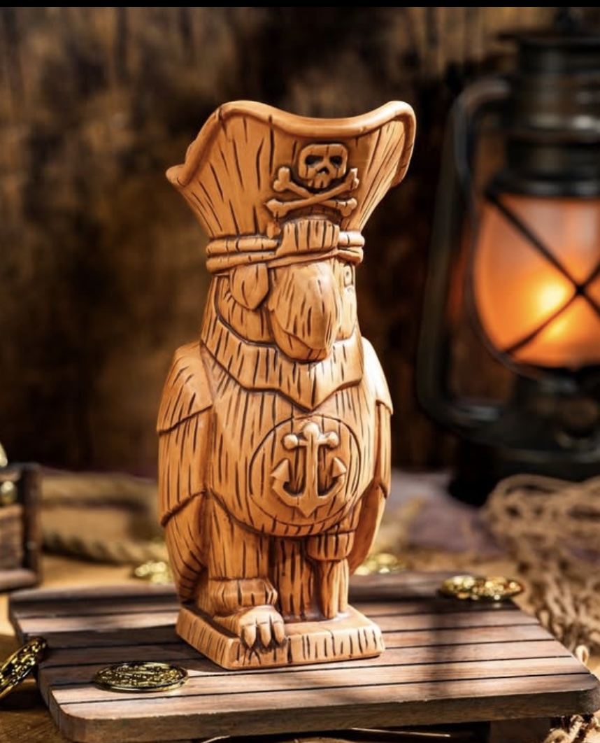 Parrot tiki mug