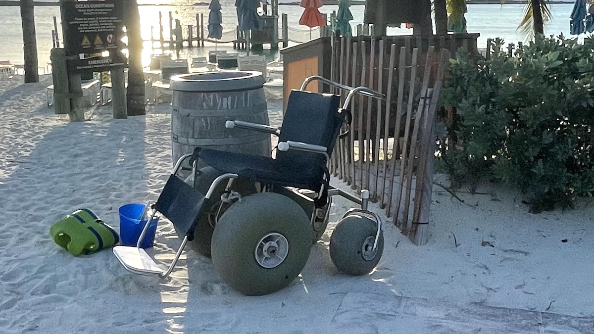 Beach wheelchair