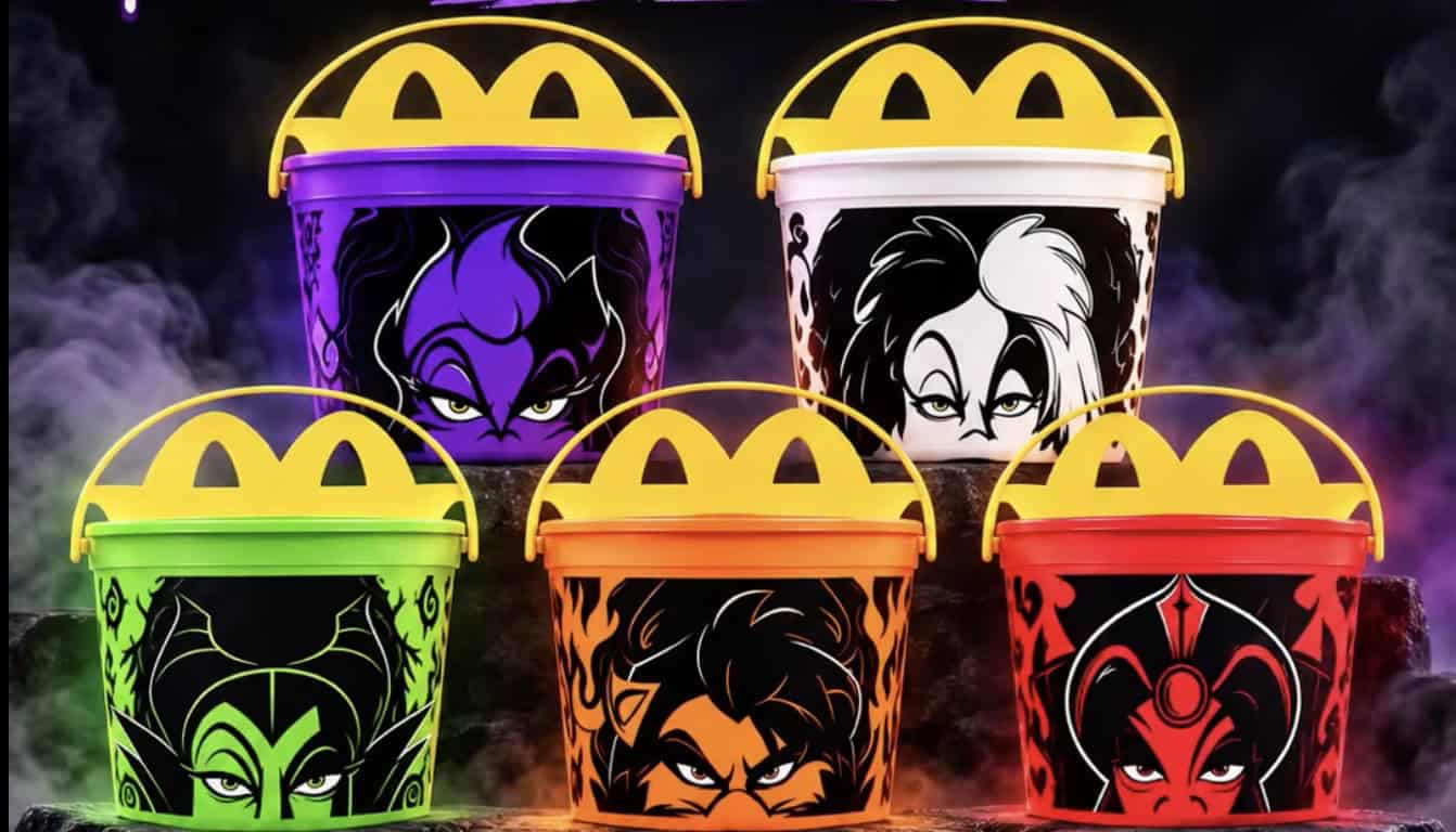 McDonads Boo Buckets Villains